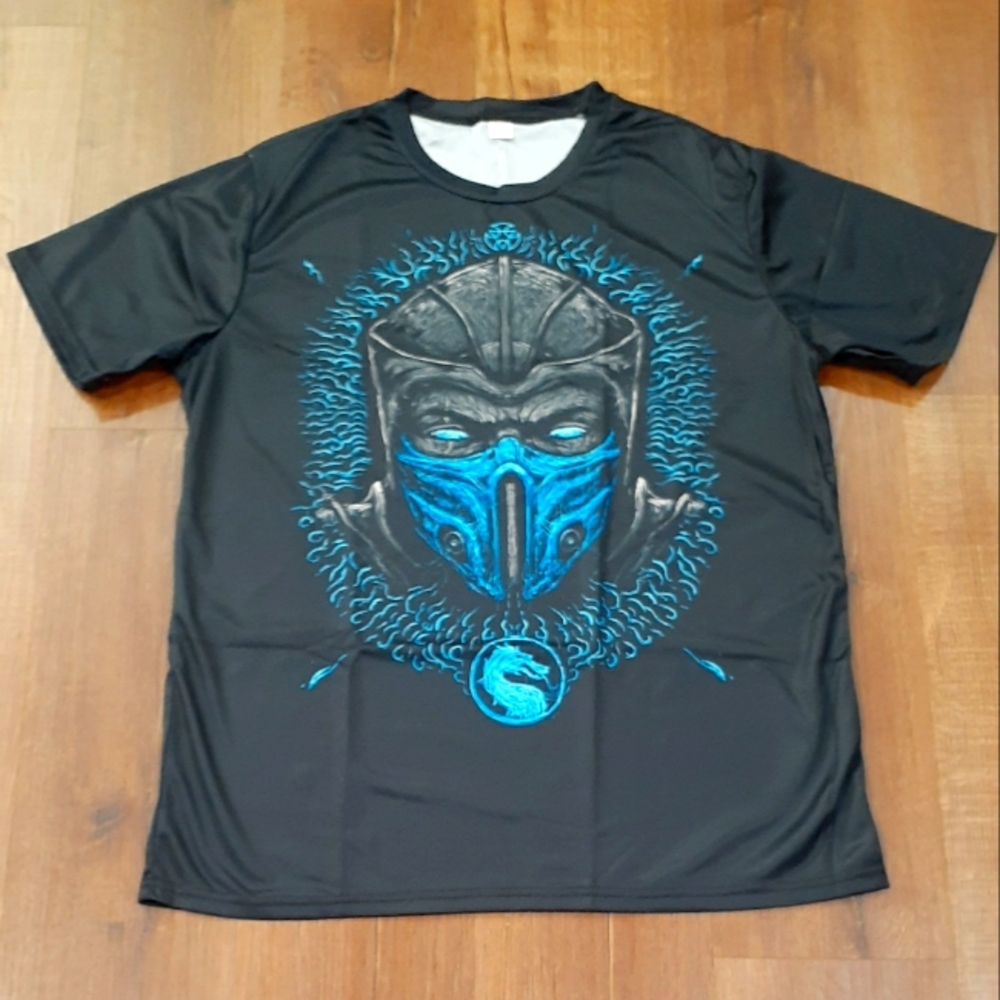 XL Sub-Zero Mortal Kombat Tshirt Cosplay